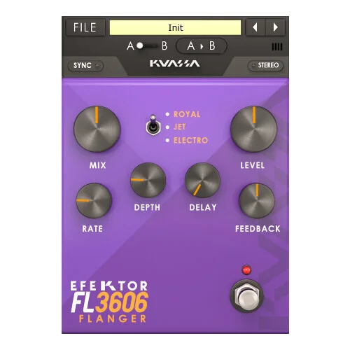 KUASSA Efektor FL3606 Flanger (Digitalni proizvod)