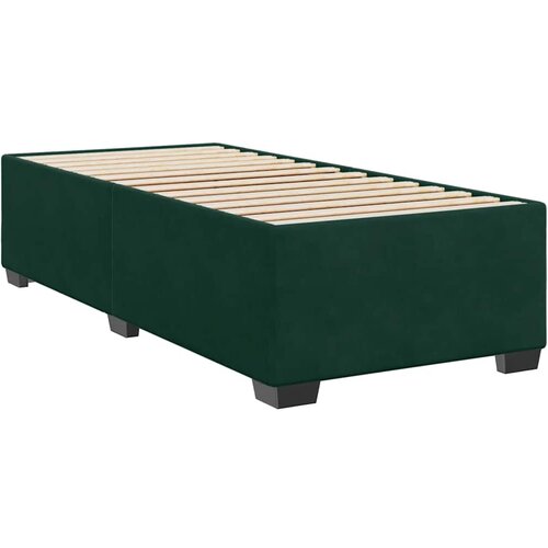 Box spring krevet s madracem tamnozeleni 90x200 cm bar&amp;scaron;unasti Slike