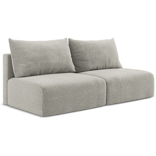 Makamii Svijetlo siva sklopiva/s prostorom za odlaganje sofa 216 cm Kalena &amp;ndash; Slike