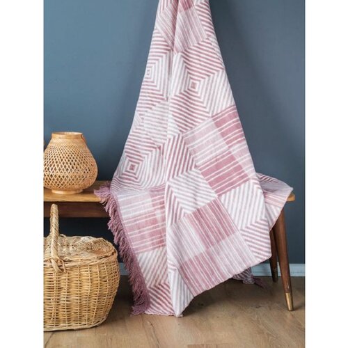 Dekordom ćebe ECO BLANKET 150x200 - 23131a - Squares Pink Cene
