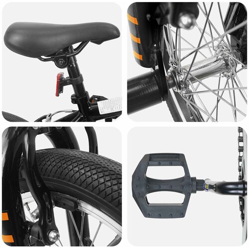 Bmx Bicikl 16 Inča za 5-8 godina Crna Slike