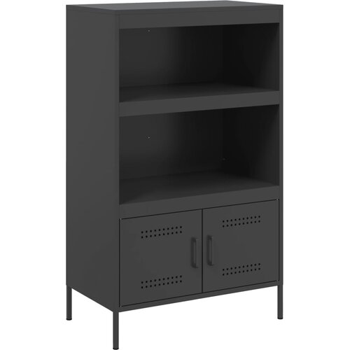 Maison Chic Visoka omara - Komoda - Predalnik črna 68x39x113 cm jeklo, (21717053) Slike