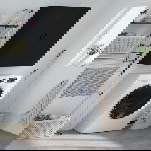 vidaXL Zidni ormarić crni 69 5 x 34 x 90 cm Cijene