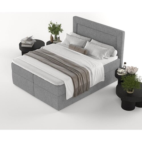 Maison de R&amp;ecirc;ve Siva boxspring postelja s prostorom za shranjevanje 200x200 cm Imagine &amp;ndash; Slike