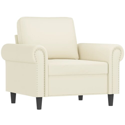 VidaXL Fotelj krem 60 cm žamet, (21012693) Slike