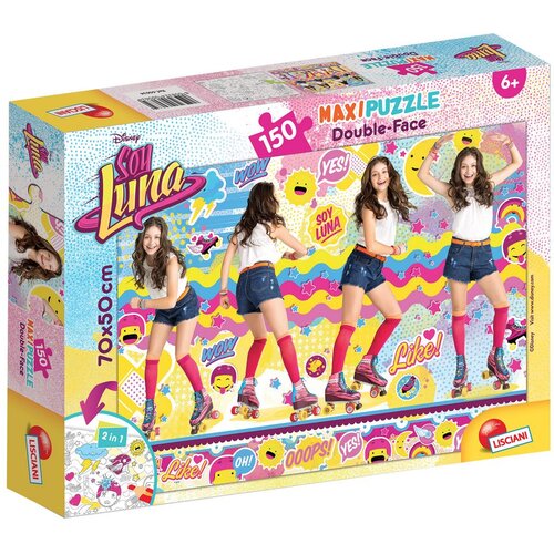 Lisciani Puzzle Soy Luna Roller Time, Dvostrane, 150 dijelova Slike