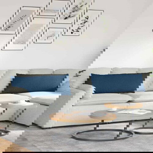 vidaXL jastučići za sofu 2 pcs plava 120 x 40 cm tkanina Cene