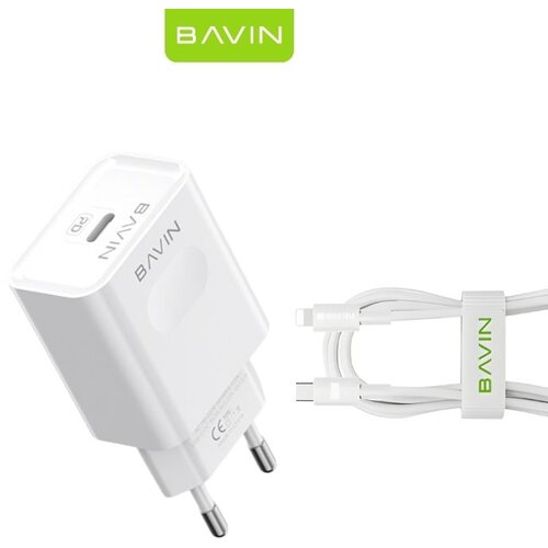 BAVIN PC837Y kucni punjac 20W TYPE C na LIGHTNING bijeli Cijene