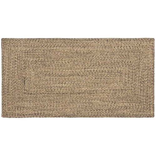  Tepisi za područja Prirodna i crna 80 x 150 cm Juta Cijene