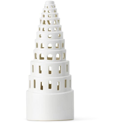 Kähler Design bijeli keramički božićni svijećnjak Lighthouse, ø 9 cm Cijene