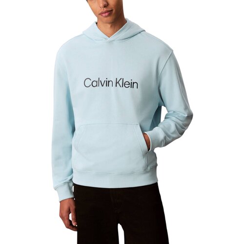 Calvin Klein Jeans Puloverji LS EU STANDARD LOGO LV14LD231G Modra Slike