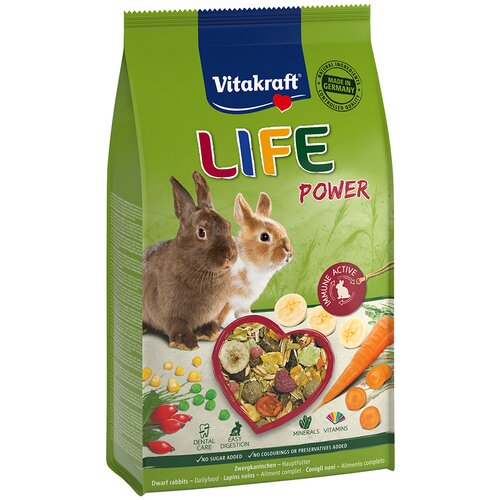 Vitakraft Life Power za patuljaste kuniće - 5 x 600 g Cijene