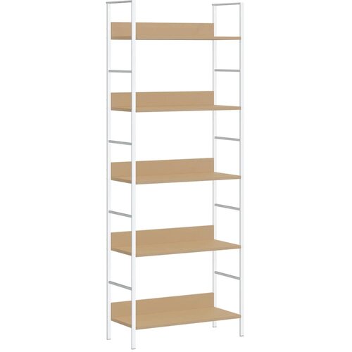Police za knjige s 5 razina boja hrasta 60x27,6x158,5 cm drvene Cijene