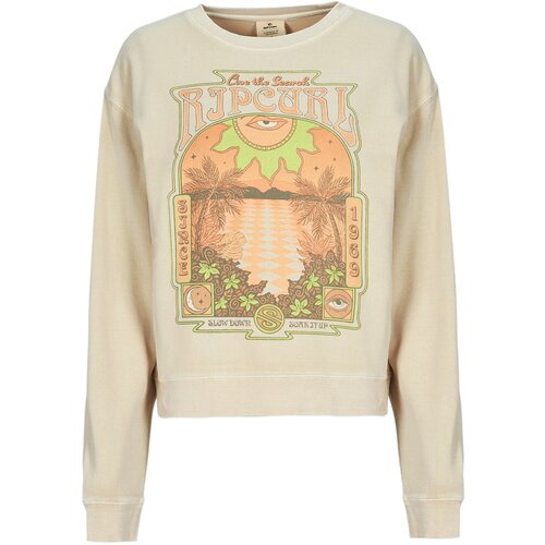 Rip Curl SLOW DOWN RELAXED CREW Bež Slike