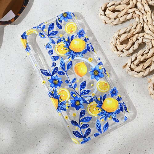  Maska za Samsung Galaxy S25 Mediteran Lemon Print Magsafe Cene