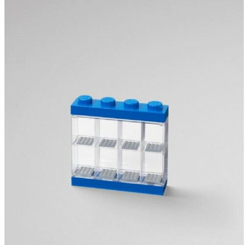Lego izložbena polica za 8 minifigura: plava Slike