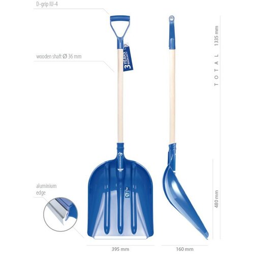 Prosperplast Pp. Sneg in zrna standardno 2 modra, (21102837) Slike