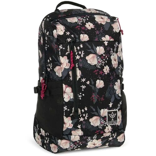 Ars Una Flowery Black AU-17 šolska torba, nahrbtnik 32x47x18cm Cene