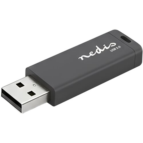 Nedis USB ključ 128GB USB 3.0 Type-A hiter prenos z za&scaron;čitnim pokrovčkom, Črna, (5000277659) Cene