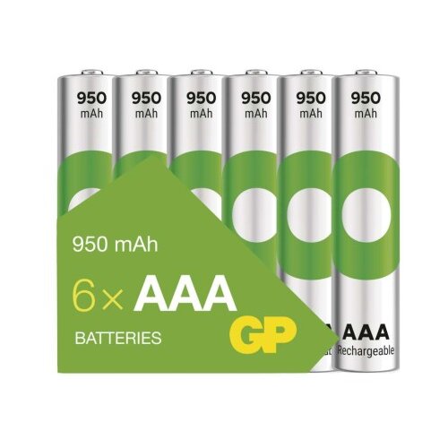  Polnilna baterija GP ReCyko 950 mAh HR03 (AAA) 6kos 6/1 Cene
