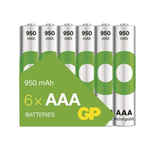  Polnilna baterija GP ReCyko 950 mAh HR03 (AAA) 6kos 6/1