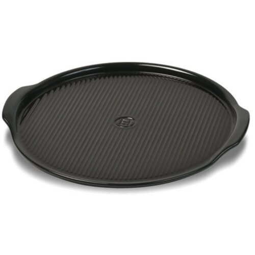Emile henry Pekač za pizzo Fusain, 40 cm, keramika, črn Cene