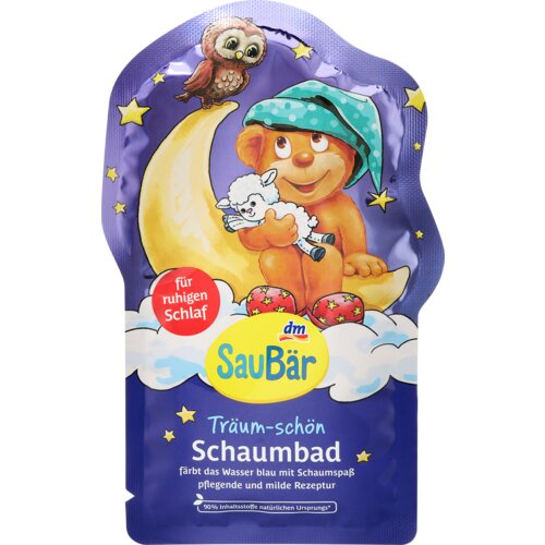 SauBär Penušava kupka za decu - slatki snovi, od 3+ godine 40 ml Cene