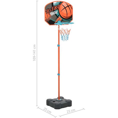 VidaXL Prijenosni ko&amp;scaron;arka&amp;scaron;ki set podesivi 109 - 141 cm Slike