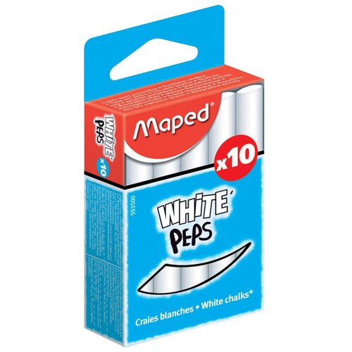 Maped Kreda White&apos;Peps, bela, 10 kosov Cene