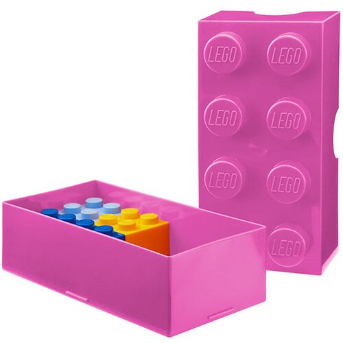 Lego kutija za odlaganje ili užinu, mala (8): jarko ljubičasta Slike