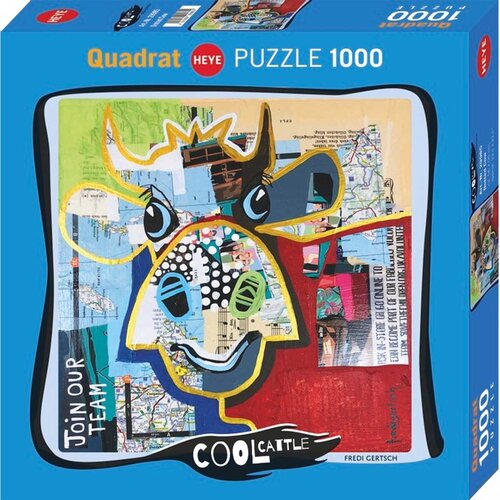 Heye puzzle Cool Cattle Dotted Cow 1000 delova 29985 Slike