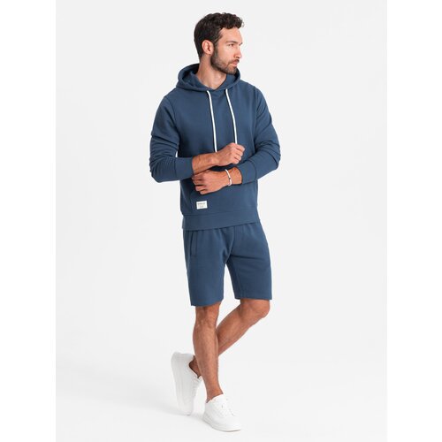 Ombre Men's sweatshirt set kangaroo sweatshirt + shorts Cijene