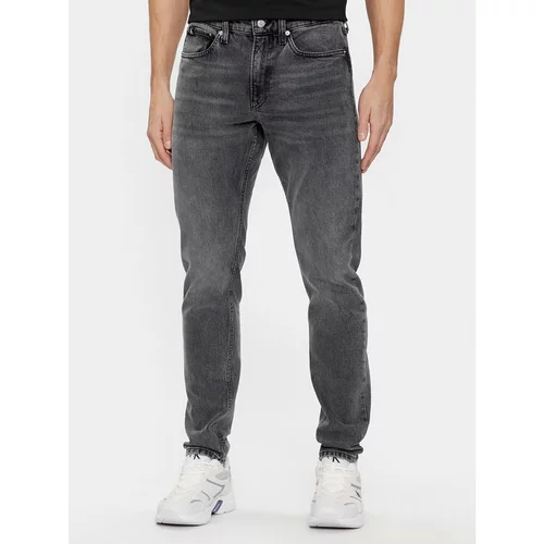Calvin Klein Jeans Jeans hlače J30J324196 Siva Slim Taper Fit