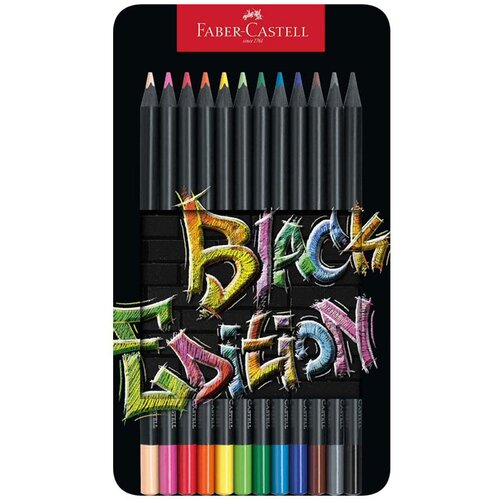 Faber-Castell set drvenih bojica black edition 12/1 116413 m.k. Cene
