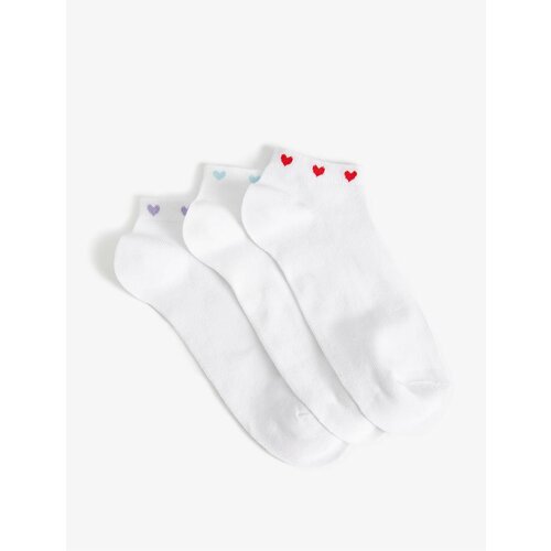 Koton Heart-Hearted 3-Pack Booties Socks Set Slike