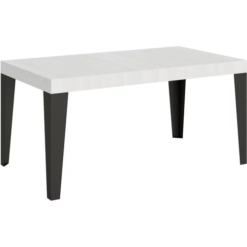 Itamoby   Flame (90x160/264 cm) - bela, barva nog: antracit - raztegljiva jedilna miza, (20842774)