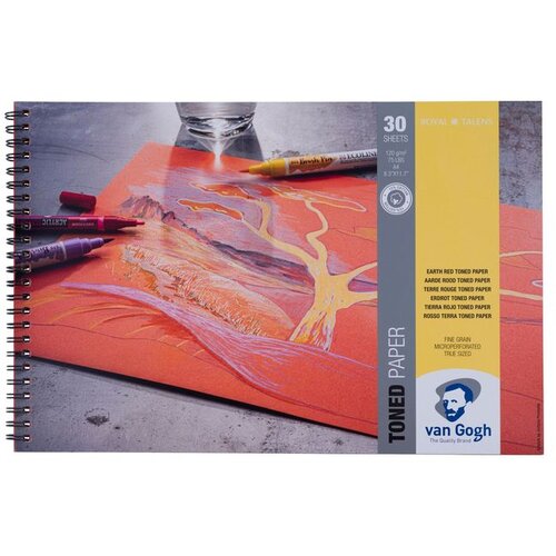 Van Gogh toniran papir arth Red A4 Slike