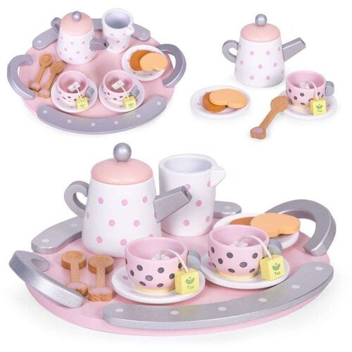 ECO TOYS Ecotoys Drveni set za čaj od 15 elemenata Cijene