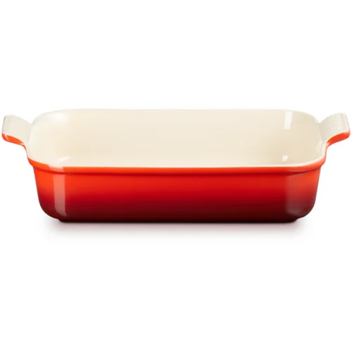 Le Creuset pekač tradition, 32 cm - češnjevo rdeč