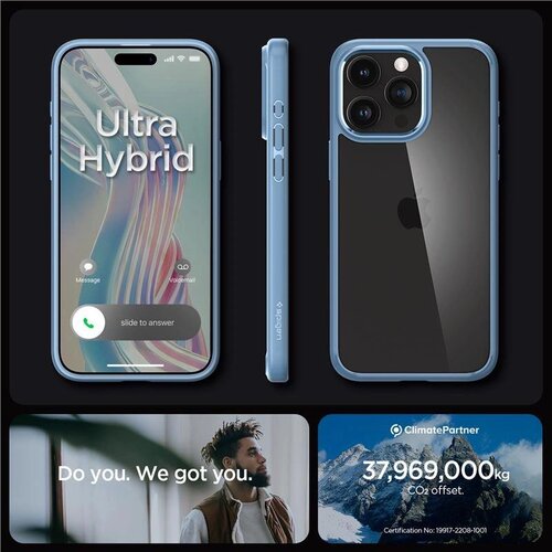 Spigen OVITEK CRYSTAL HYBRID ZA IPHONE 15 PRO MAX Z ZA&amp;Scaron;ČITO, (5000311115) Slike