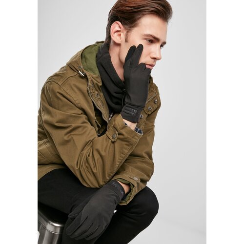 Urban Classics Logo Cuff Performance Gloves Black Slike