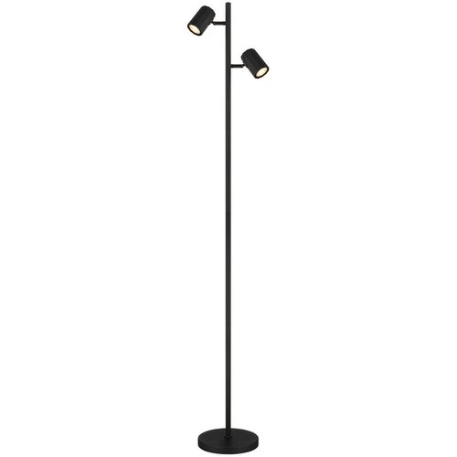 Globo 57918SB - Podna lampa JAMES 2xGU10/5W/230V crna Cene