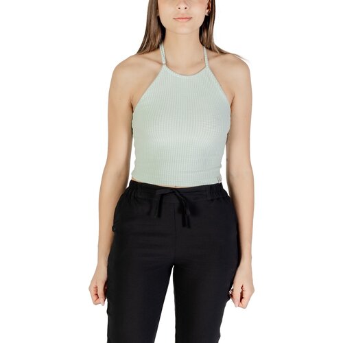 Calvin Klein Jeans WAFFLE TEXTURE HALTERNECK TOP J20J225300 Slike