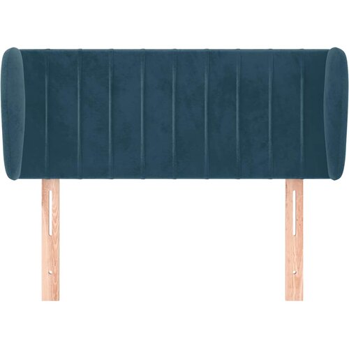  Uzglavlje s u&amp;scaron;ima tamnoplavo 93x23x78/88 cm bar&amp;scaron;unasto Slike