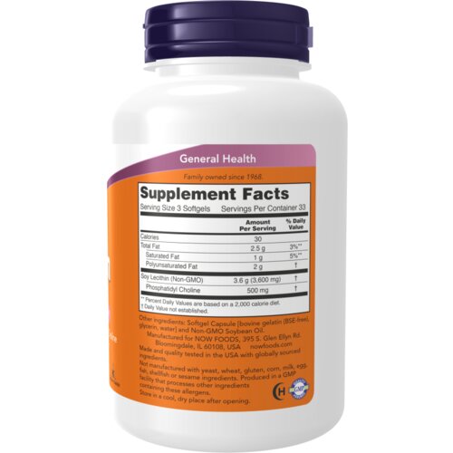 Now Foods Lecithin tablete 1200mg, 100 komada Slike