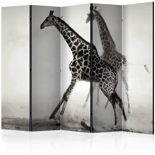  Paravan u 5 dijelova - Giraffes II [Room Dividers] 225x172