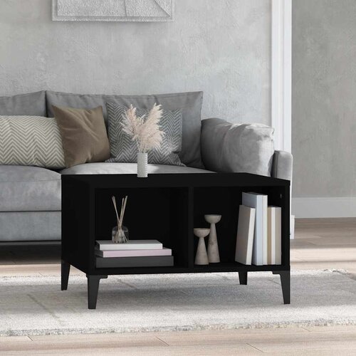  Stolić za kavu crni 60x50x36,5 cm od konstruiranog drva Cijene