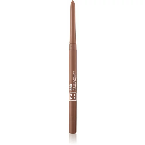 3INA The 24H Automatic Eyebrow Pencil olovka za obrve vodootporna nijansa 560 Dark blonde 0,28 g