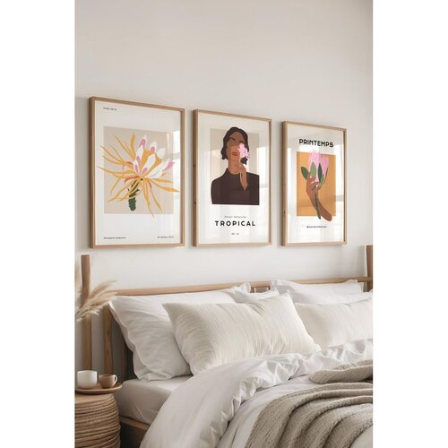 WALLXPERT &Ccedil;-300614 - 5070 multicolor dekorativni set slika (3 komada) Cene