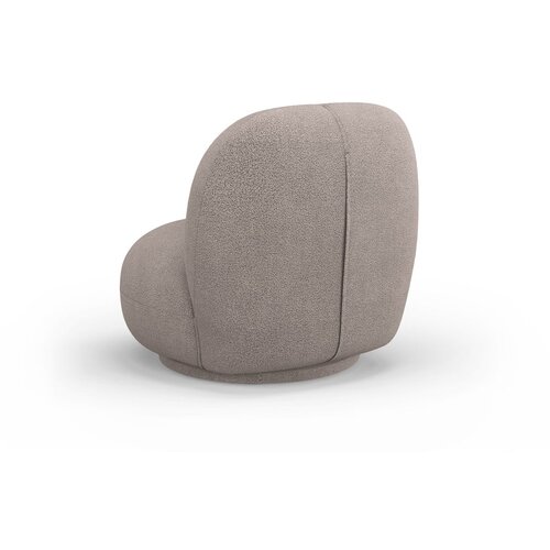 Micadoni Home Bež fotelj iz tkanine boucl&amp;eacute; Chuck &amp;ndash; Slike